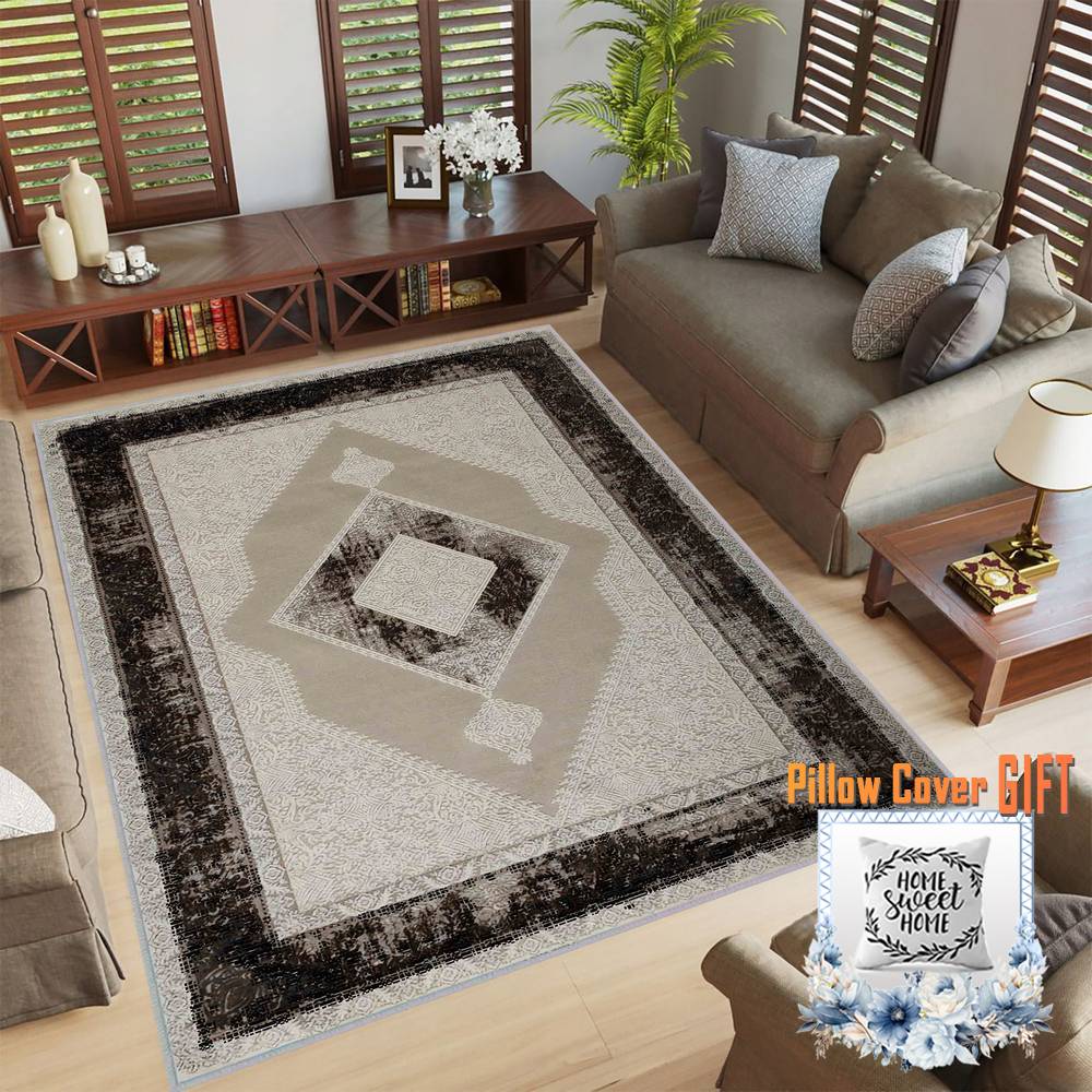 Mosimoso Home MC537 Ковер с принтом на подошве в горошек