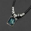 Chain Luminous Men Necklaces Woman Clavicle Choker Korean Neck Jewelry 12 Constellation Necklaces