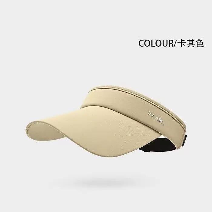 Traceless integrated sunscreen cap Summer UV protection foldable sunscreen cap Ultra light empty top hat Large brim sun hat