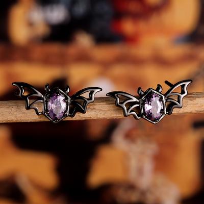 Funny Halloween Bat Earrings for Women Halloween Party Earrings Gift
