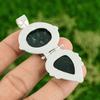 Daughters Day Deal Solar Moss Agate Gemstone Artisan Pendant Jewelry 925 Silver