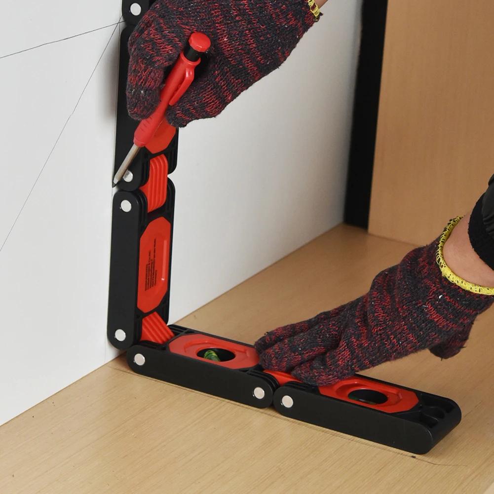 Nivel pliabil de înaltă precizie cu magnet, goniometru, indicator de unghi, echer de colț pentru tâmplărie, unealtă de măsurat hardware