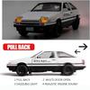 1/32 Scale Toyota AE86 Initial D Model Car, Zinc Alloy Pull Back Toy Car with Sound and Light for Kids Boy Girl Gift