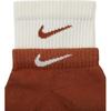 Nike Ankle Socks Unisex 1 Pack Dark Reddish brown / Dark Reddish brown / Sail White DH4058-201
