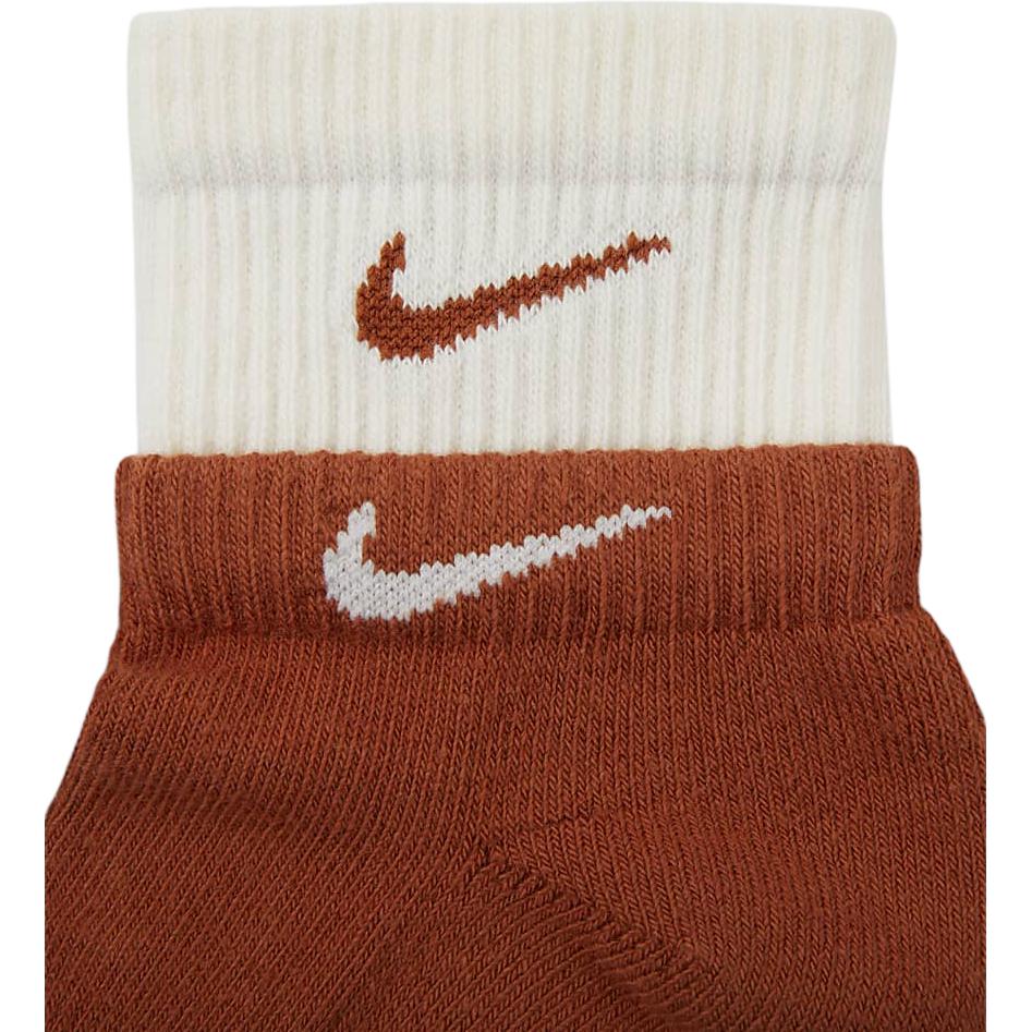 Nike Ankle Socks Unisex 1 Pack Dark Reddish brown / Dark Reddish brown / Sail White DH4058-201