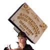 Miniature Ouija Board Game Wooden Ouija Board Alphabet Vintage With Planchette Mini Board Divination Tools Desk Decoration