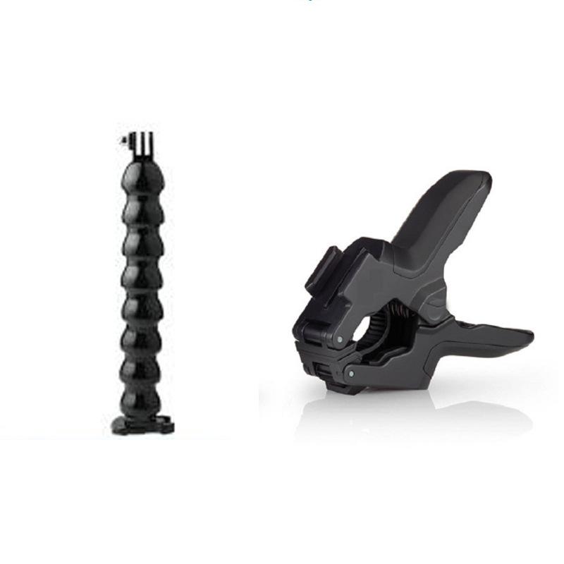 GoPro Xiaoyi Flexible Snake Arm Clamp for Mountain Dog Sports Camera - 4, 8, 12 Sections