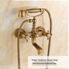 Grifo de Ducha y Bañera Oculto de Cobre Puro de una Sola Función con Mezclador Frío/Caliente