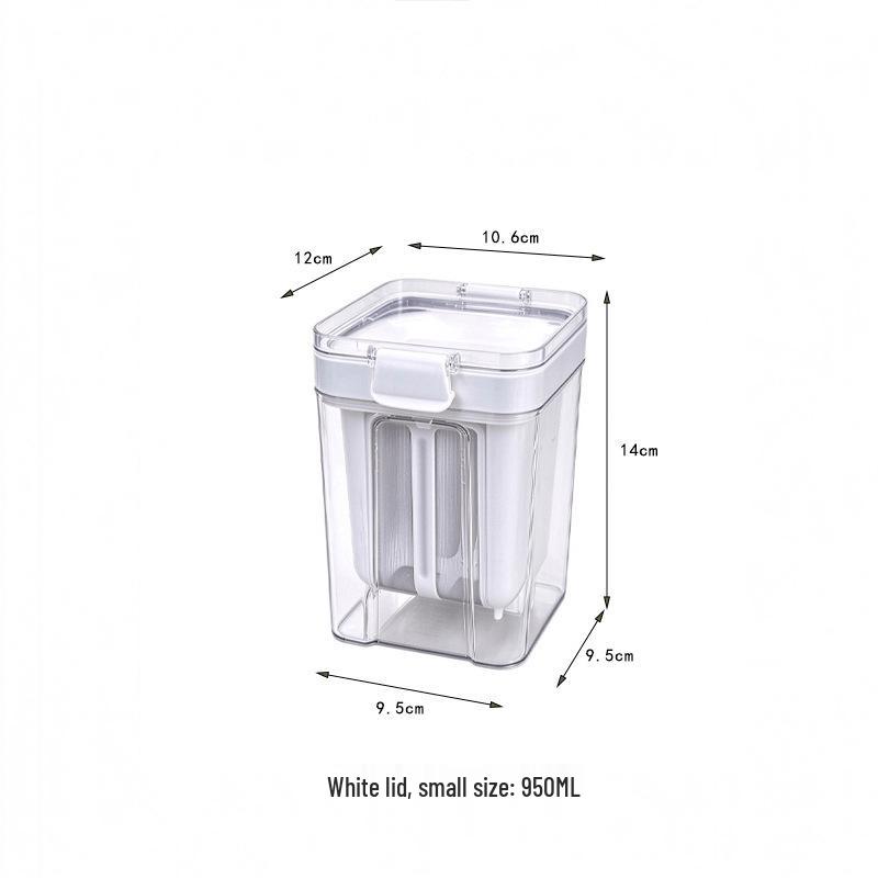 Multifunctional Yogurt Strainer and Cereal Storage Container - Large Capacity Sealed Food Jar