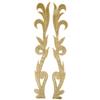 2 Pieces Gold Silver Embroidery Applique Patch Sequin Handmade Accessories Baroque Applique Collar Decoration Sew On Patch