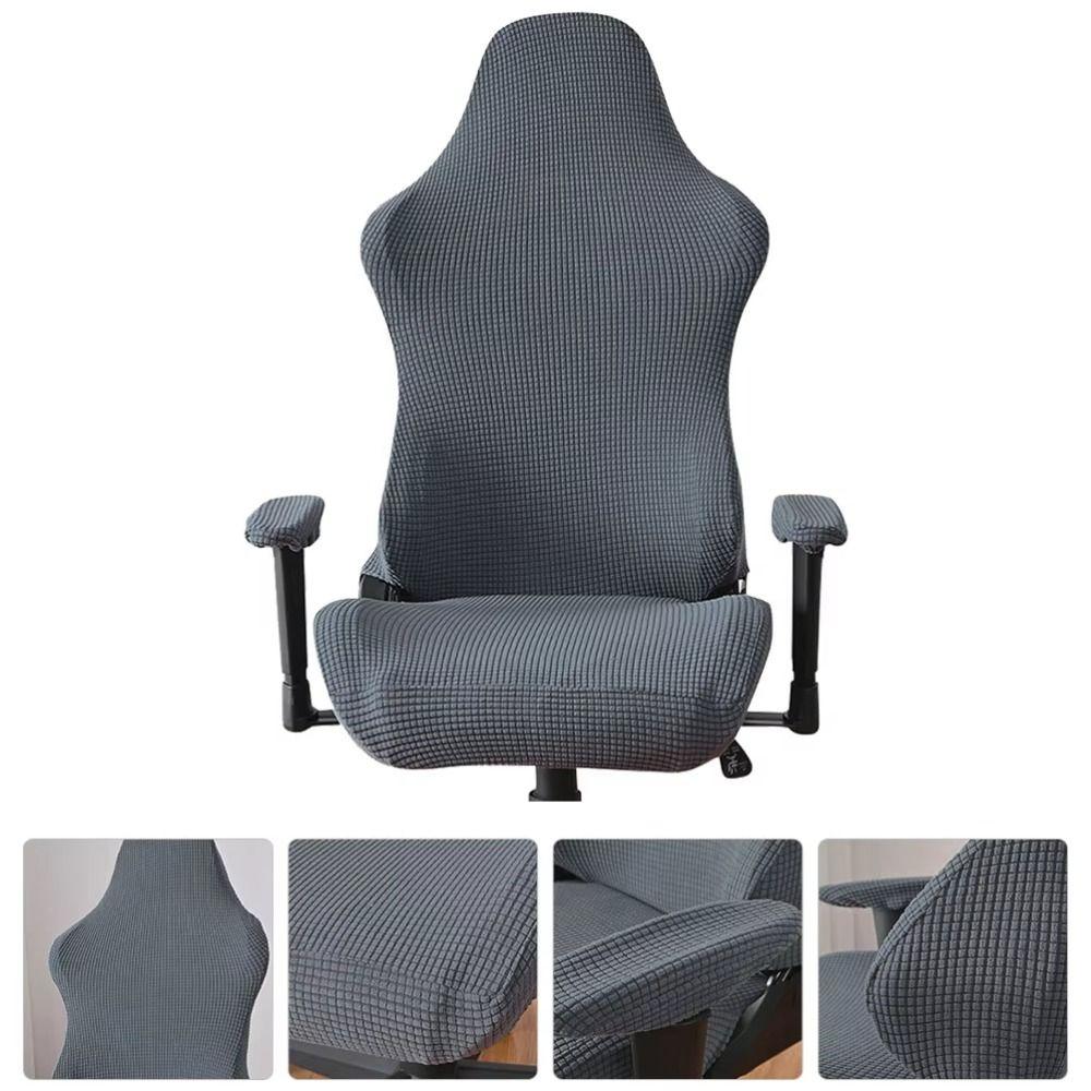 Polyester Gaming Chair Cover Elastic Chair Seat Slipcovers Seat Protectors  Armchair