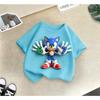 2026 New Summer Children's T-Shirts, Sonic Fun Number 67, Children's Clothing 100-160cm, Cute Printed Children's T-Shirts
