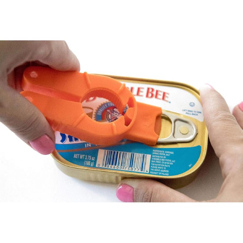 2-pack Multifunctional Bottle and Can Opener, Plastic Water Bottles, Twist-Off, Pull Tab Soup, for Weak Hands, Seniors, Elderly, Rheumatoid