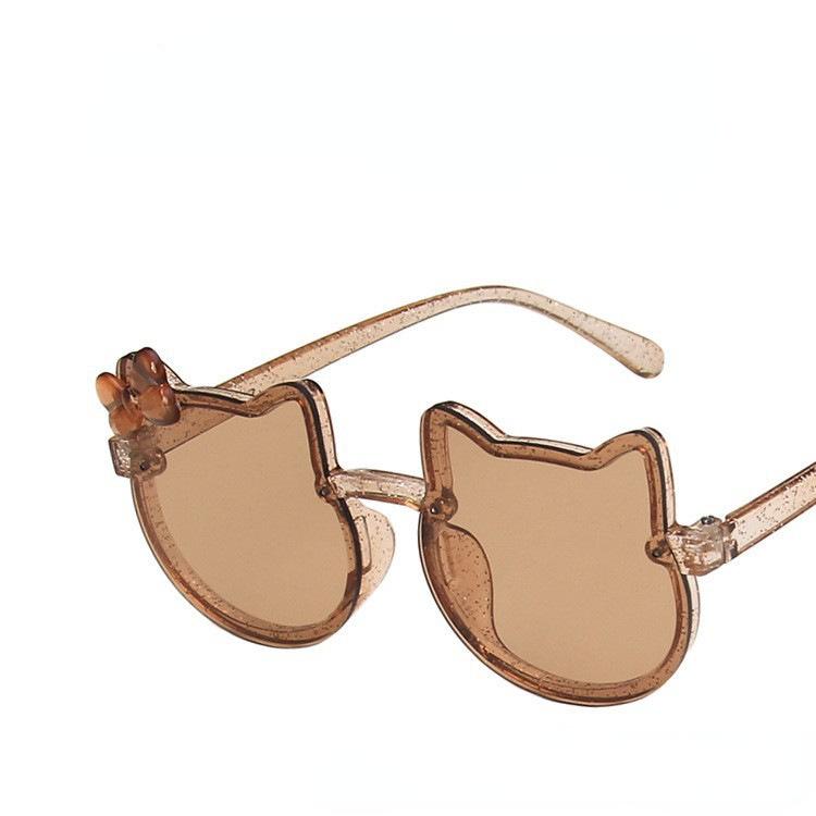 Children'S Sunglasses Girls Uv Protection Cute Super Cute Baby Glasses Little Girl Soft Legs Silicone Polarized Sunglasses