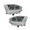 OMAN EST H5 Dual Lens LED Headlight Super Bright Spotlight with Flowing Turn Signal