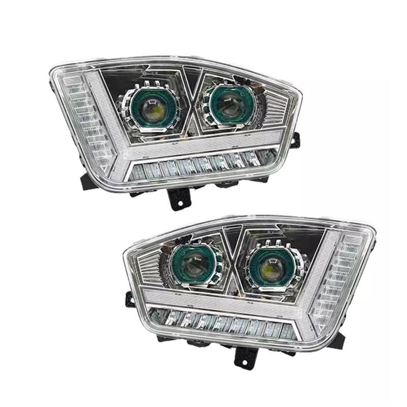 OMAN EST H5 Dual Lens LED Headlight Super Bright Spotlight with Flowing Turn Signal