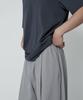 Musinsa Standard Cooling Deep Tuck Wide Elastic Waist Pants [Light Gray]
