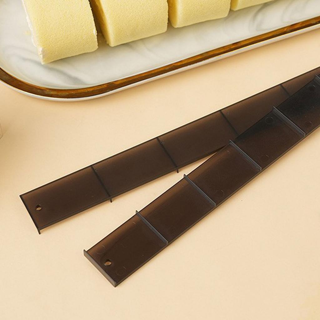 4Pcs Cake Cutting Roll Scale Ruler Cake Measuring Marker Draw Balance Ruler Cake Mold Fondant Icing Decorate Tool