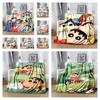 Crayon Shin-chan Family Comic Print Flannel Blanket, Soft Cozy Throw for Kids & Fans