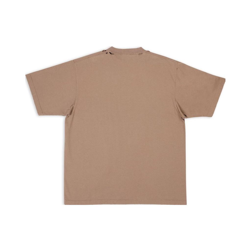 Balenciaga Caps Boxy Fit Vintage Jersey T Shirt 651795TNVL17761