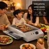 Eco-friendly Electric Smokeless Indoor Grill for Roasting Lamb, Skewers, Oysters, and Kebab.