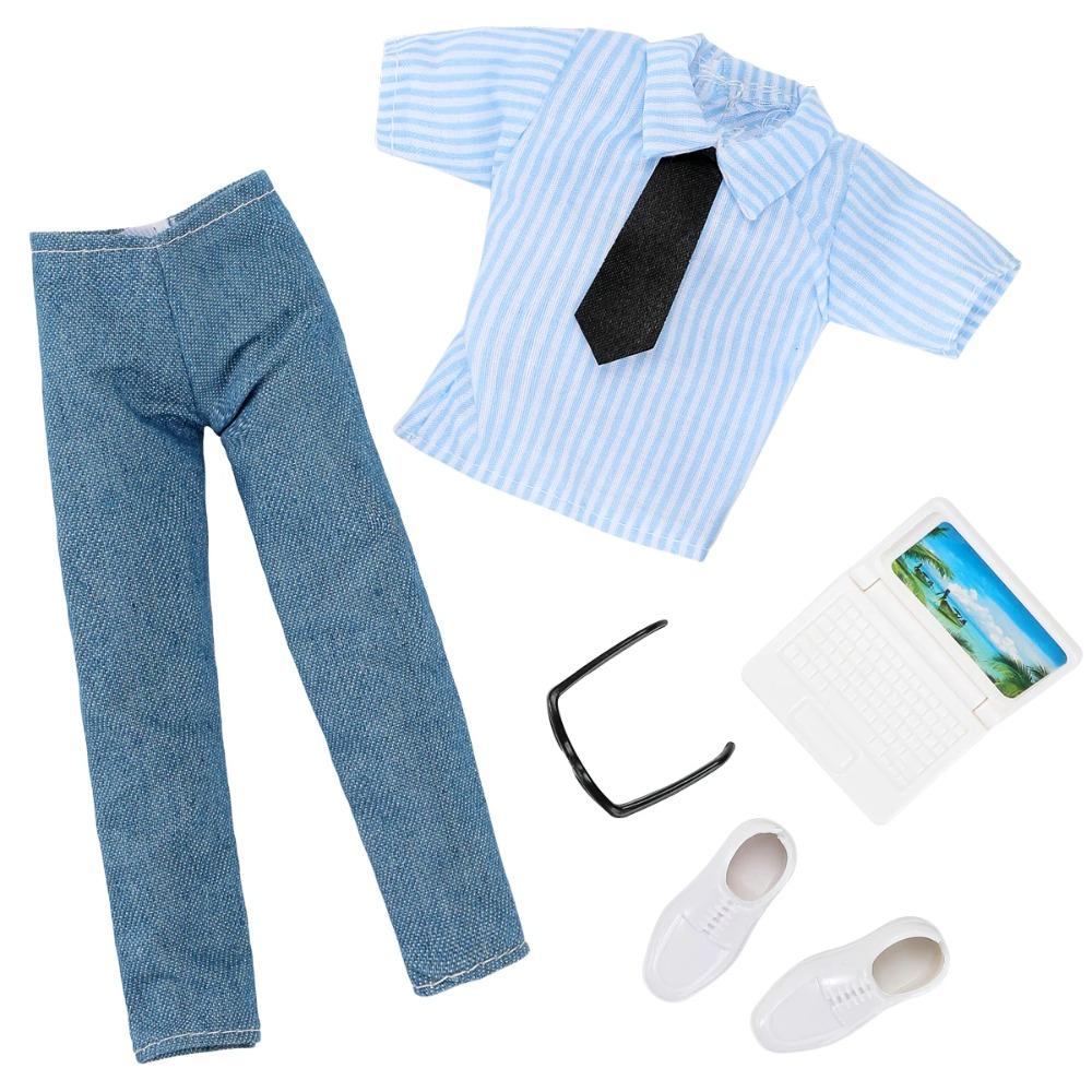 Muñeco Masculino 1/6 Con Conjunto de Ropa Homesome Soldier Muñeco Hombre Ropa Hecha a Mano Atuendo Para Muñeco Ken Príncipe de 29CM
