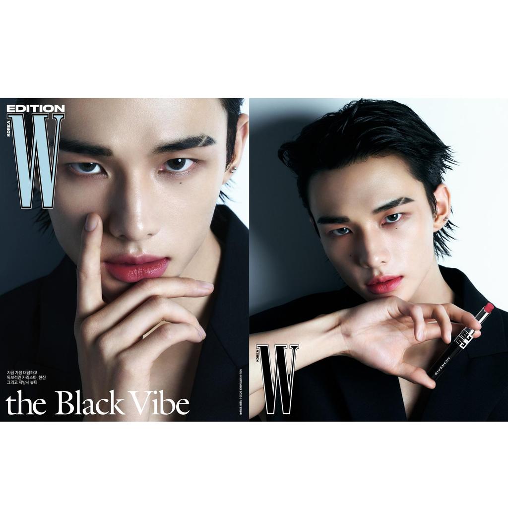 (Spesialhefte : Hyunjin fra Stray Kids) W MAGAZINE KOREA 2025 Vol. 9 - DEKSEL : V (BTS)