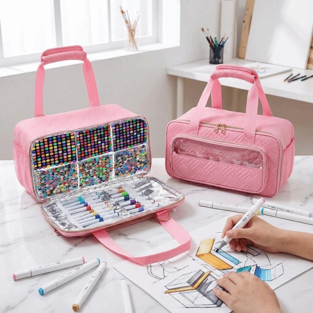 Waterproof Markers Storage Bag Large Capacity Stationery Bag Watercolor Pen Stationery Bag Office
