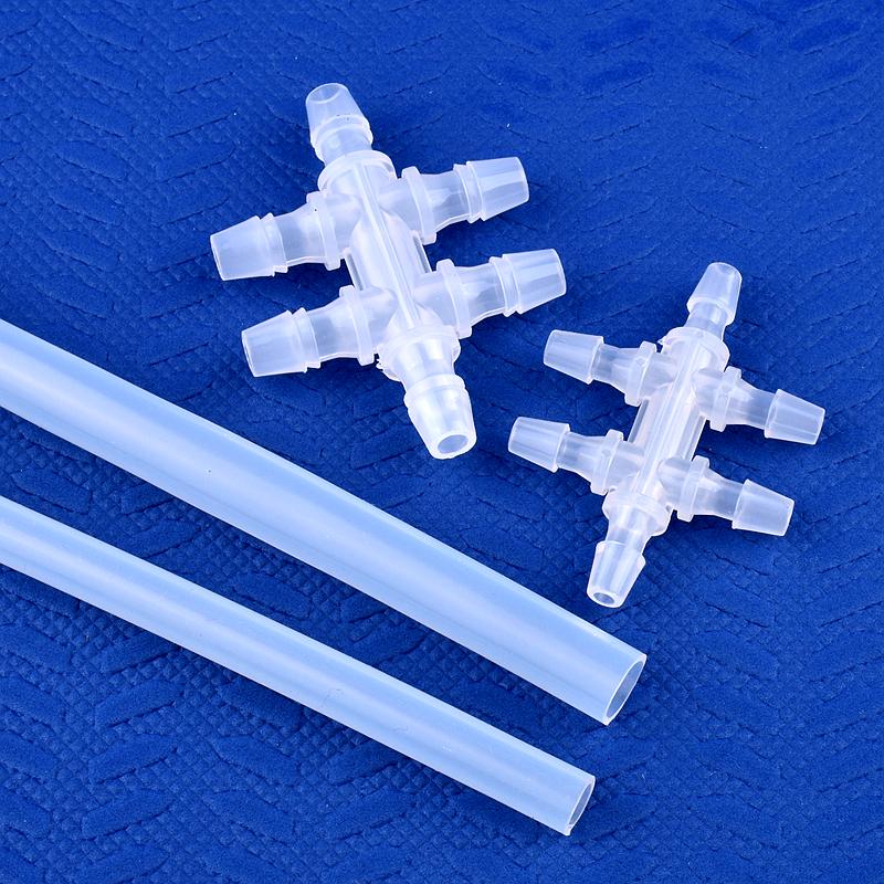 10Pcs/Lot 3.9~7.9mm PP 6-Ways Connector Aquarium Tank Oxygen Gas Diverter Air Pump Oxygenation Distributor Garden Irrigation Watering Hose Joints