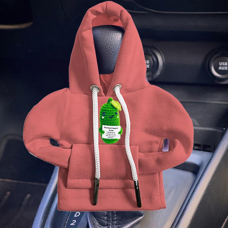 Hoodie Car Gear Shift Cover Fashion Gearshift Hoodie Car Gear Shift Knob Cover Gear Sweatshirt Change Lever Cover