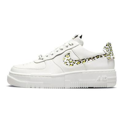 Air Force 1 Pixel SE Leopárd Női Sneakerek Fehér Vitorla Világos-Citrom-Csavar DH9632-101