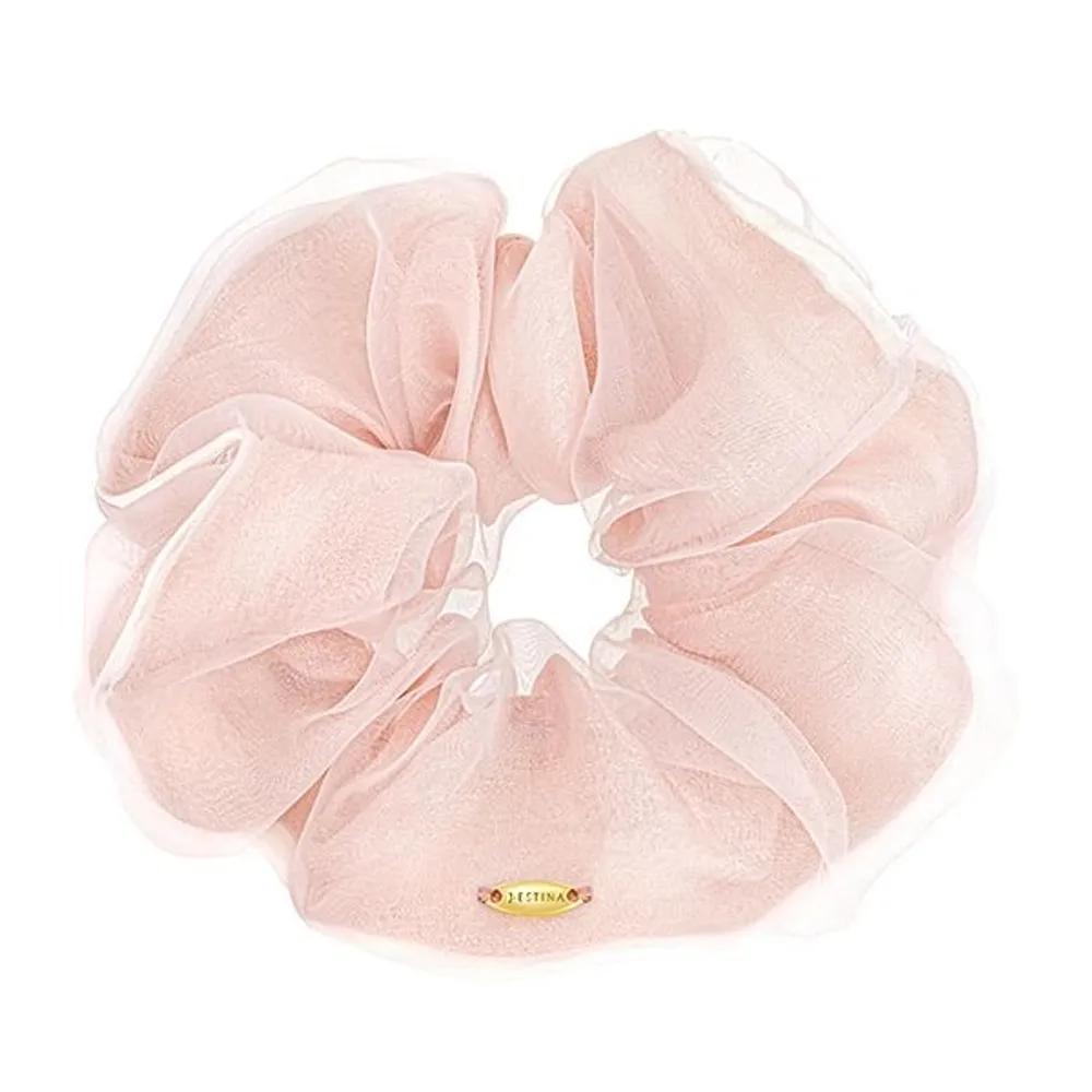 [PICK] LALA J Organza Hair Scrunchie - Baby Pink (JALJHS2BF821FA000)