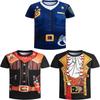 Wacky Spoof Pirate Digital Print T Shirt With Breathable Polyester For Youth Summer Casual Wear