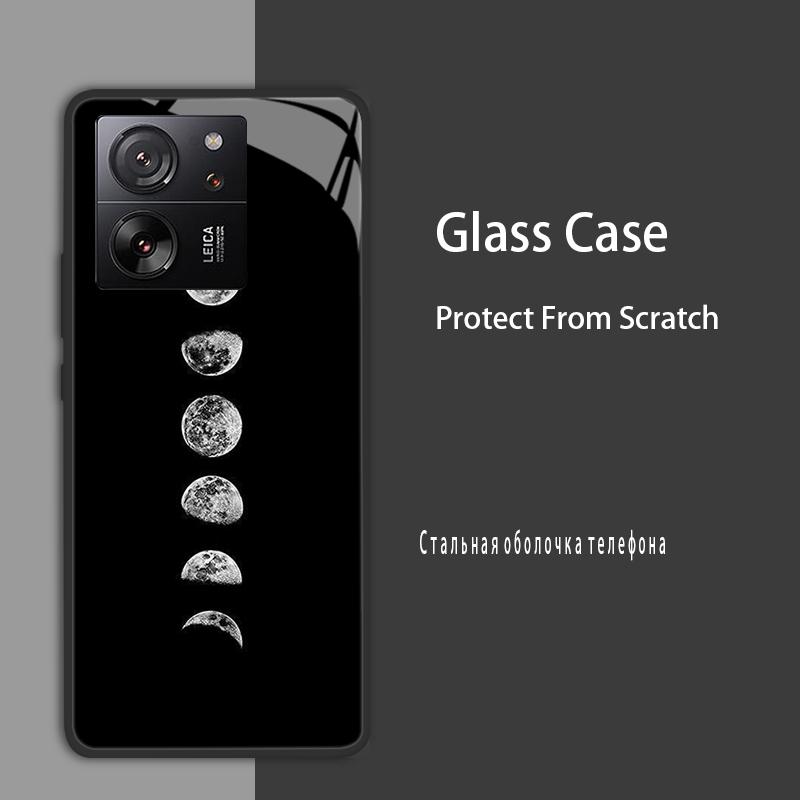 For Xiaomi 13T 13T Pro Case Cover Tempered Glass Case Hard Shockproof Coque Bumper For Xiaomi Mi 13T Pro Mi13T Pro Protect Case