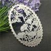 Oval Butterfly Art Background Metal Stencil Embossing Cutting Dies for Diy Scrapbooking Paper  Stamps for Card Embossing Craft Decor