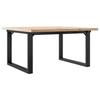 VidaXL Table Basse Cadre en O, Table d'Appoint, Bout de Canapé, Meuble de Salon Salle de Séjour, 90x90x45,5cm Bois de Pin 3282731