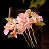 Floral Tang Dynasty Hairpin Tassel Flower Hair Comb Antique Ancient Hair Stick  Children