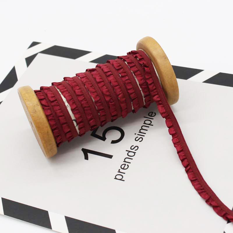 1mx1cm Comfortable Gift Embellishments Elastic Handicrafts Lotus Leaf Edge Smooth Touch Soft DIY Elastic Band Hair Accessories