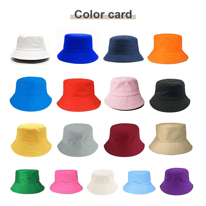 Custom Logo Floppy Hat Cotton Blend, Holiday Gift Embroidered Bucket Sun Hat Festival