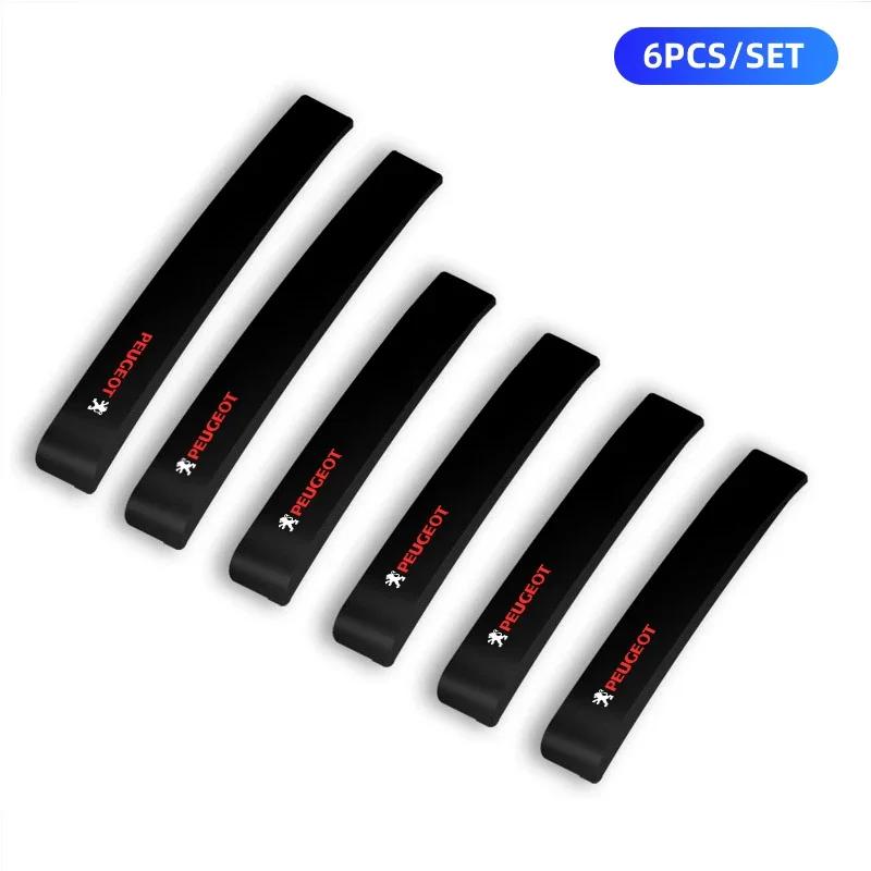 

Car Door Anti-collision Bumper Strips Car Rubber Protector Sticker For Peugeot 206 208 306 307 308 407 408 2008 3008 Accessories