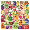 50 Cute Cartoon Fruit Stickers for Phones, Computers, Journals, and DIY Decor