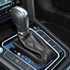 Automatic Car For Volkswagen Passat B8 2016-2018 Gear Shift Knob Stick Pen Lever Shifter Gaiter Boot Collar Silver Frame Cover