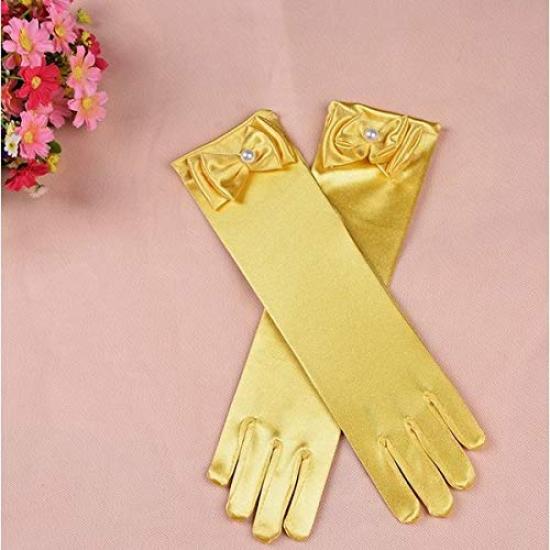 CREDIBLE Kids' Princess Sparkly Accessory Set, 8 Pieces (Heart Tiara, Magic Wand, Necklace, Earrings, Bracelet, Ring, Gloves, Original Merchandise),