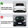 Osłony przeciwsłoneczne na szyberdach do Tesla Model Y Juniper 2026 Nano Lodowy Kryształ Składane Izolacja Termiczna Ochrona UV Szklany Szyberdach Osłona Przeciwsłoneczna