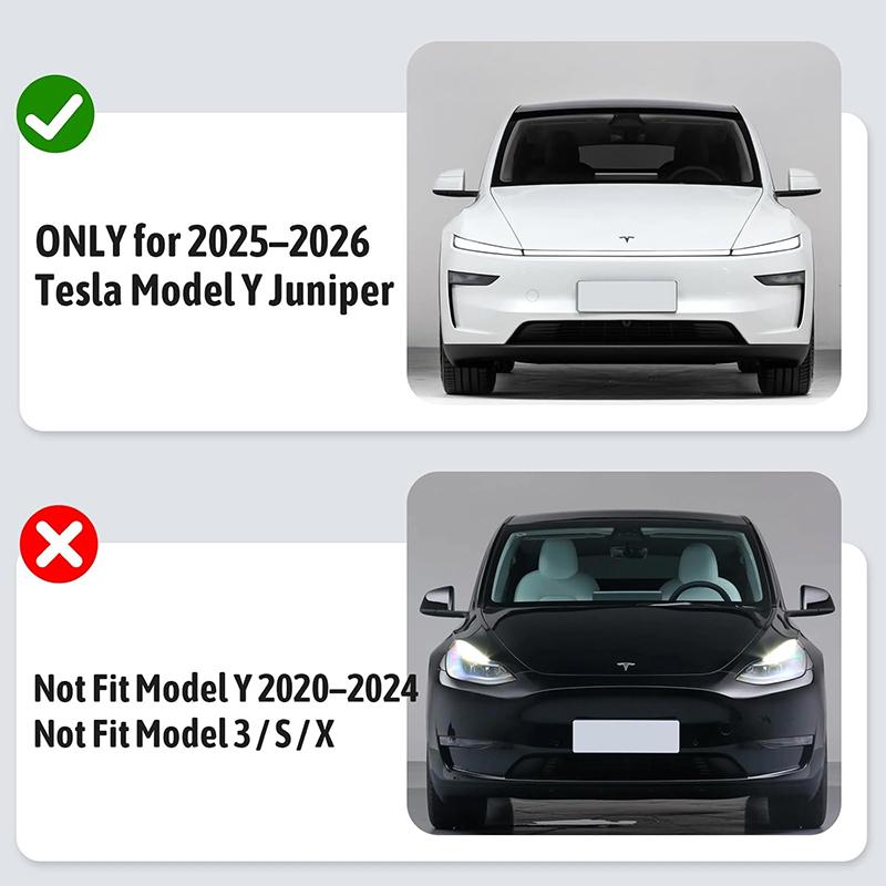 Osłony przeciwsłoneczne na szyberdach do Tesla Model Y Juniper 2026 Nano Lodowy Kryształ Składane Izolacja Termiczna Ochrona UV Szklany Szyberdach Osłona Przeciwsłoneczna