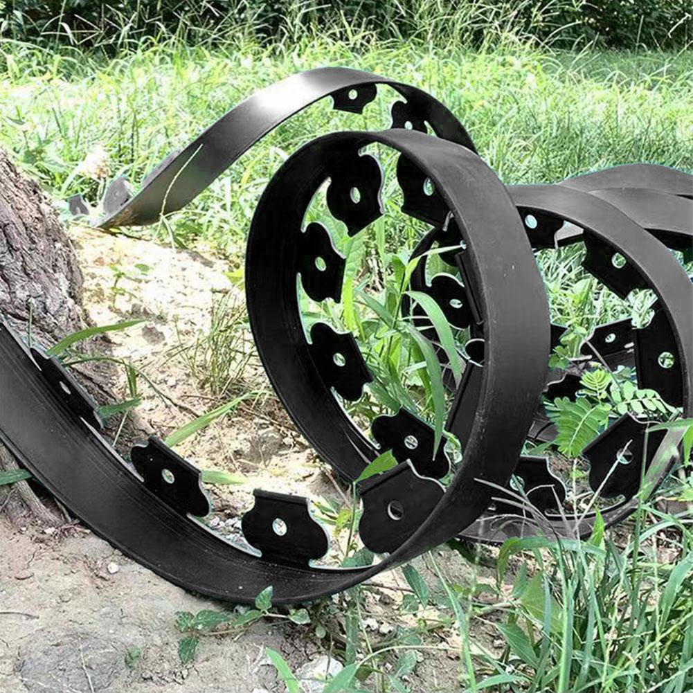 Garden Landscape Edging with Anchoring Spikes 5M/10M Flexible Lawn Edging Kit No Dig Garden Lawn Border Set for Yard Flower Bed