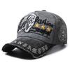 Baseball Cap Men'S Retro Washed Retro Letter Embroidered Cap Outdoor Sports Sun Protection Sun Hat Children