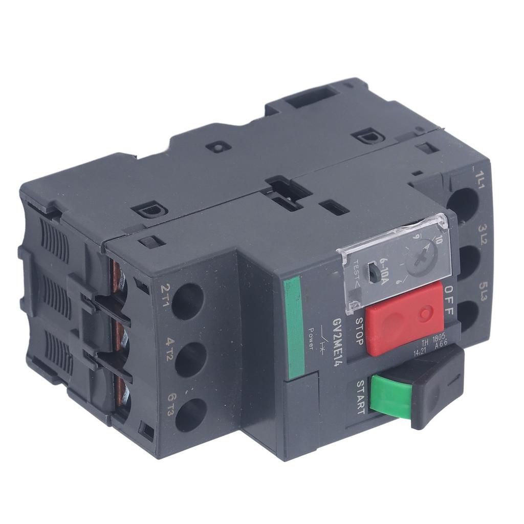 Întrerupător Motor Protecție Suprasarcină Termomagnetic Manual Buton Pornire Motor Montare pe Șină