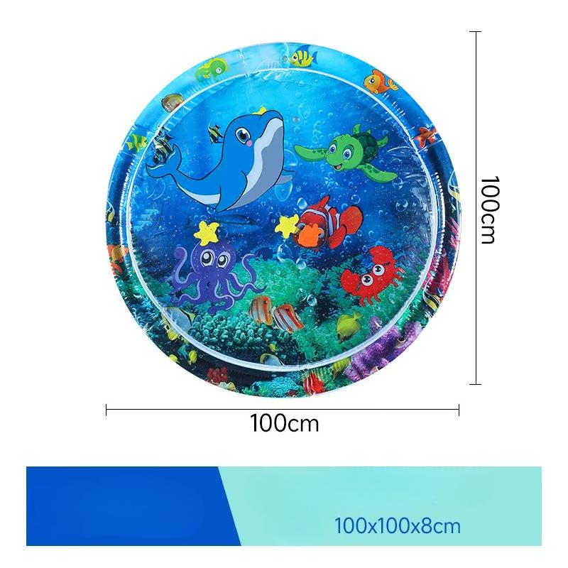 Baby Inflatable Pat Water Cushion Marine Life Swimming Ring Climbing Cushion Seat Cushion Children Pat Water Cushion