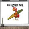 Steag Chicken Joe Surfs Up Meme Amuzant Tapiserie Macrame Estetică Decorare Cameră Postere Anime Jocuri Tapiserii Artistice Pentru Casă
